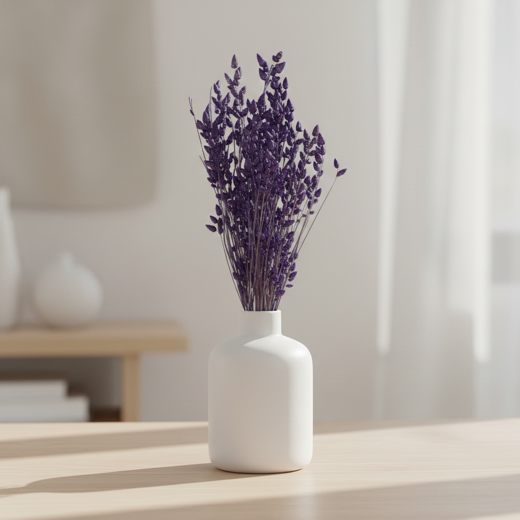 Sušená třesavá tráva Briza viola – dekorace ze sušených květin